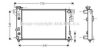 AVA QUALITY COOLING CR2032 Radiator, engine cooling